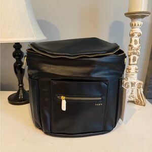 Fawn Designs Black Diaper Bag